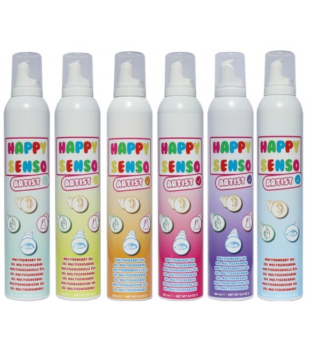 Espuma Multissensorial Happy Senso Artist - Pack de 6 (Com Cor) 6x300 ml